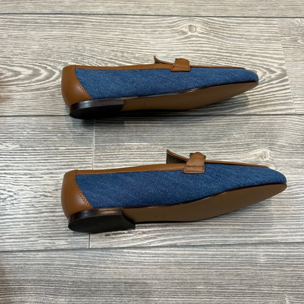 Marc Fisher LTD Bleek Denim Loafer Flats Size 6M NWOT - Picture 10 of 11